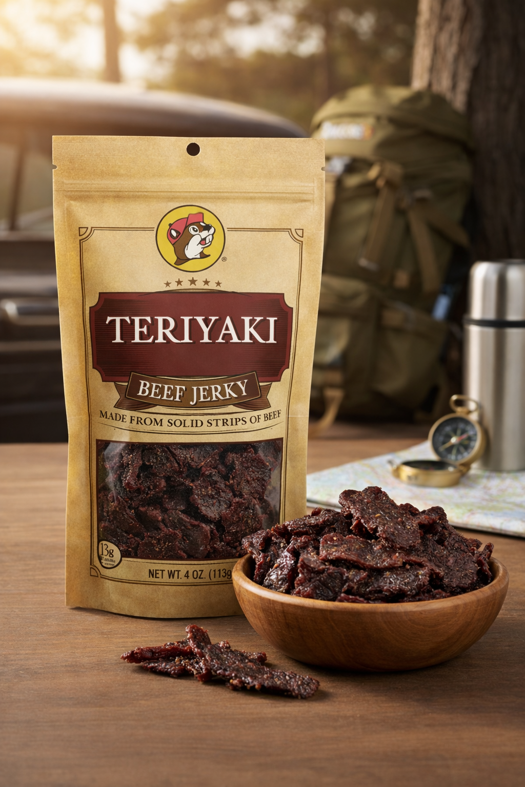 Buc-ee's Teriyaki Beef Jerky bag